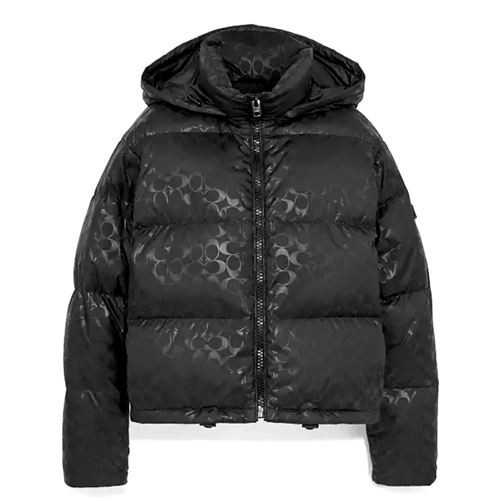 Coach puffer jacket from the coach boutique